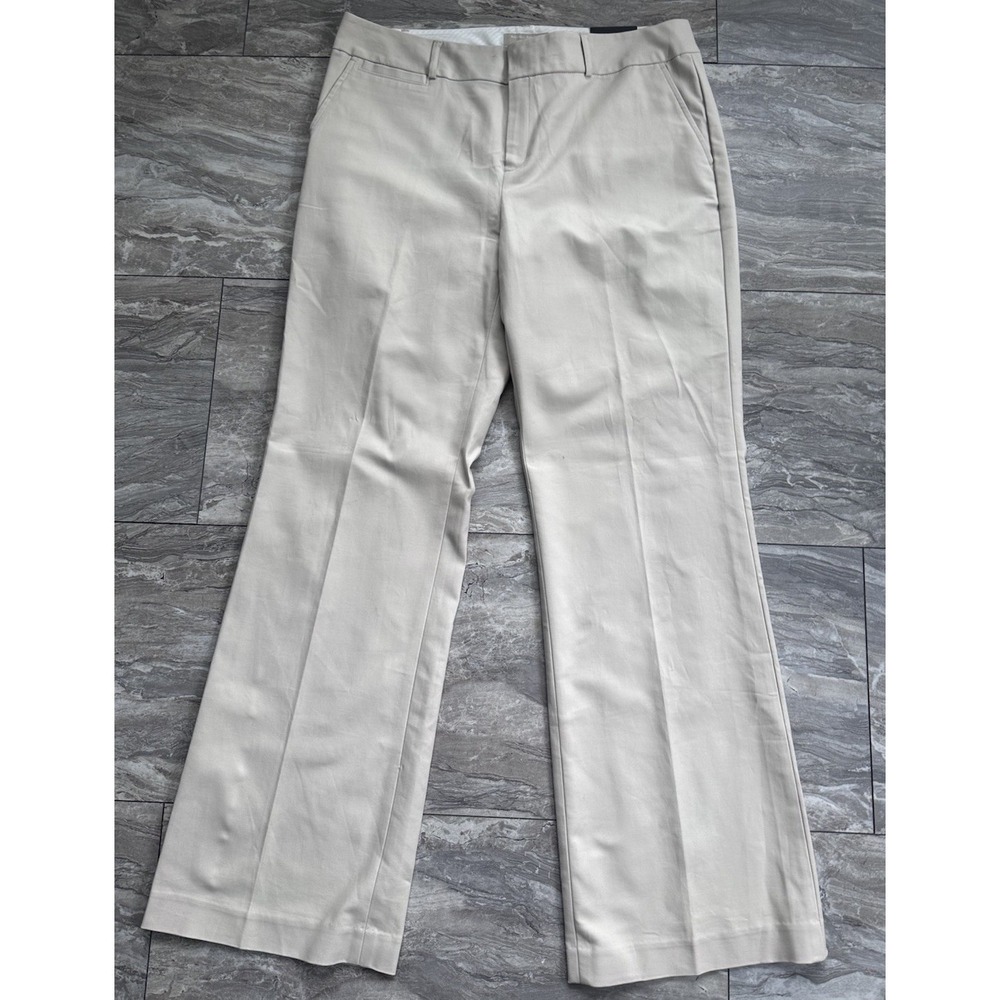 Banana Republic Pants Womens 14R Khaki Jackson Fit Preppy Professional NWT 0259